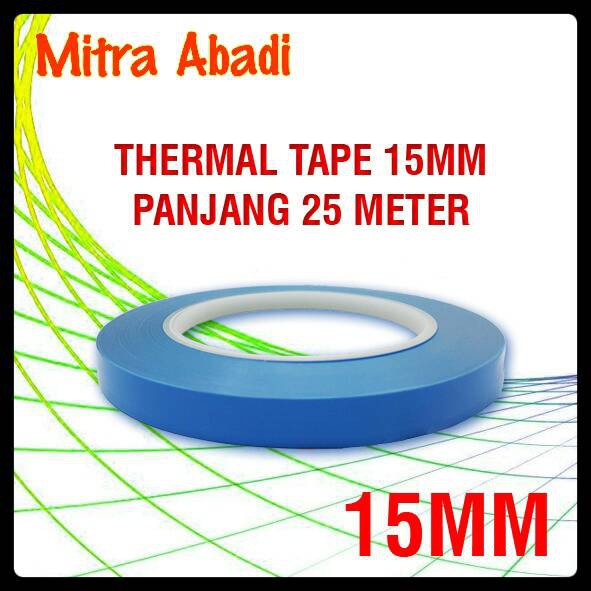 

Thermal Tape 25 meter x 15 mm New Product