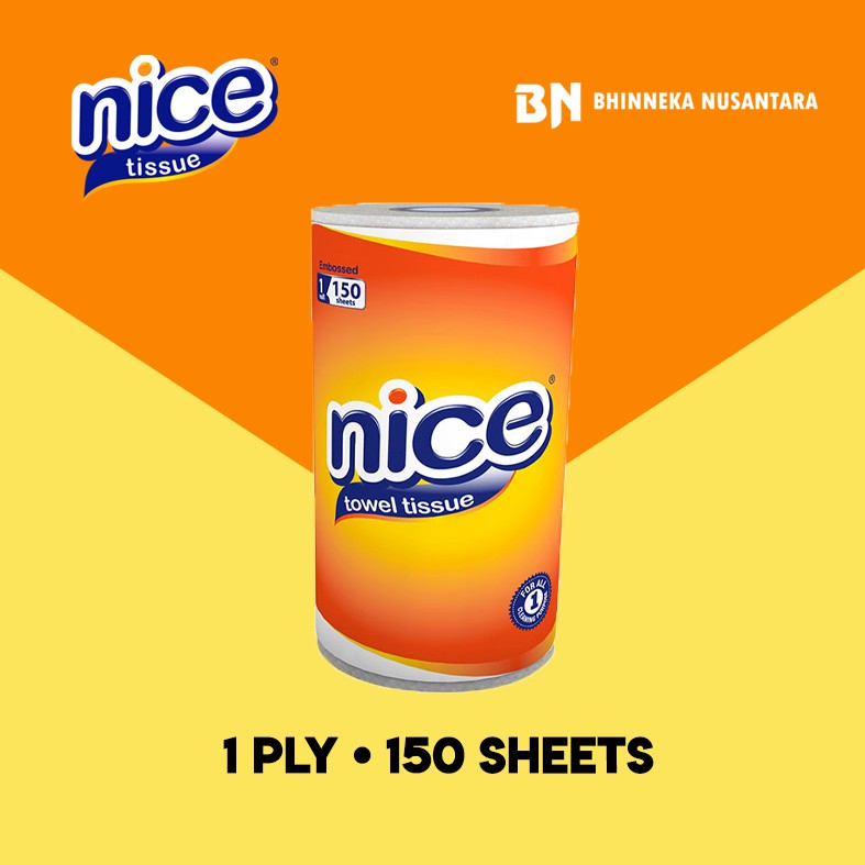 Nice Kitchen Towel Tissue [1 Ply/150 Sheets]