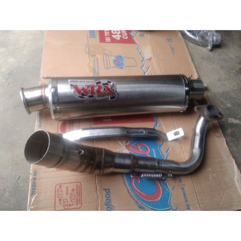 Knalpot wrx oval beat,scoopy,vario 125,vario 150, pcx leher kolong atas