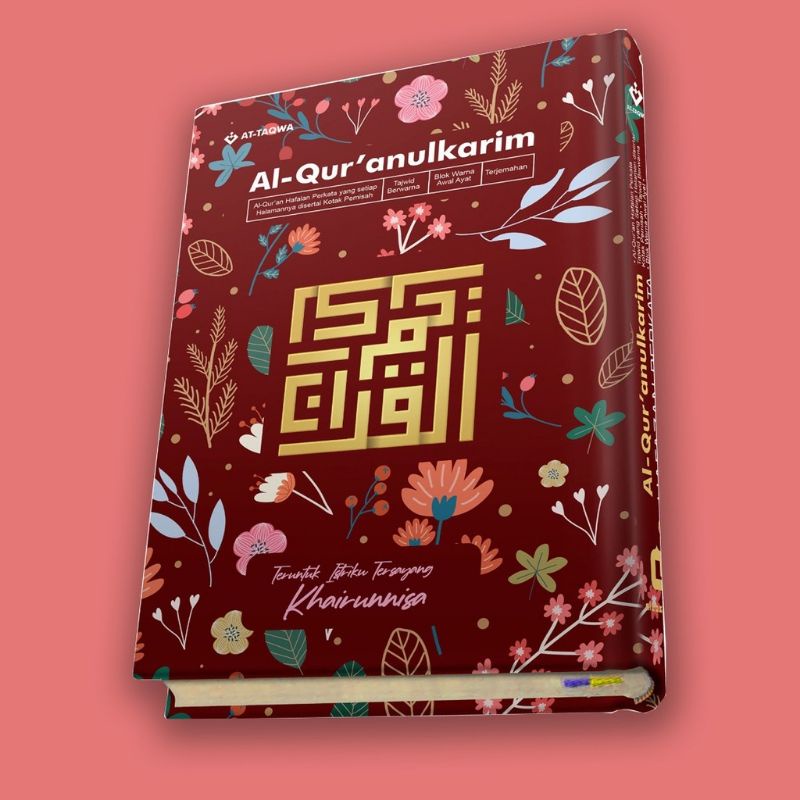 

AL QURAN ATTAQWA FLORAL HAFALAN-TERJEMAHAN-GRATIS NAMA UKURAN A5
