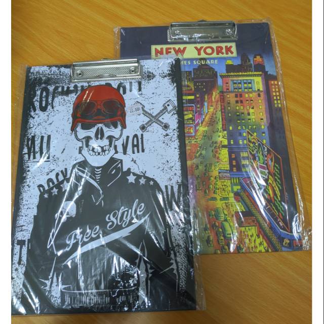 

Clipboard/Papan ujian motif