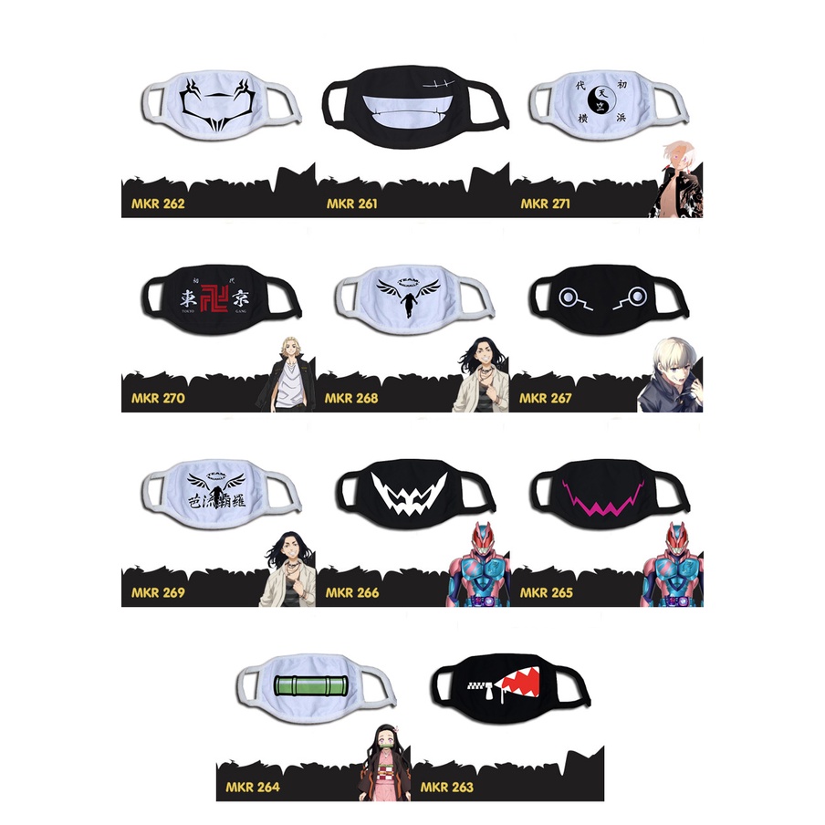 Masker Anime Tokyo Revengers