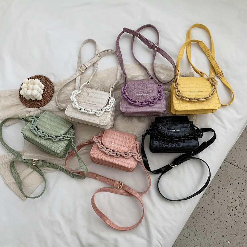 Tas Wanita Mini Chunky Chain Handle Bag Import Murah SZ5202