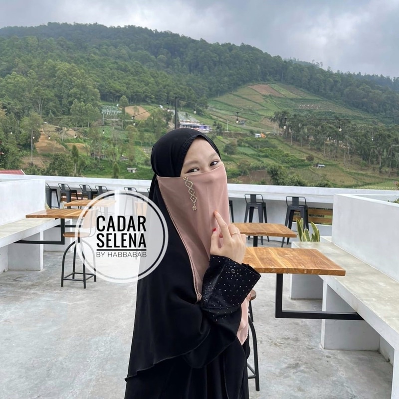 Cadar Niqab Selena Cadar Bandana Viral Termurah By Habbabah