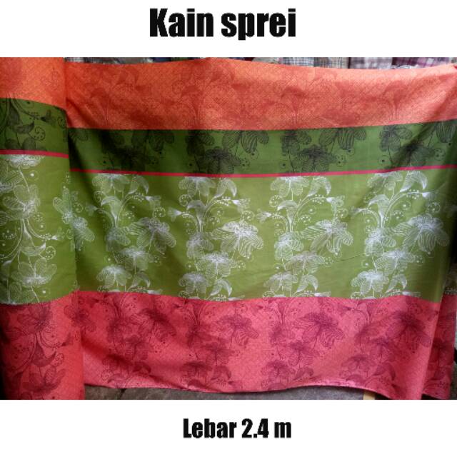 BAHAN KAIN SPREI MOTIF ABSTRACT ABSTRAK BUNGA GARIS STRIP SALUR METERAN / SPREI VINTAGE METERAN