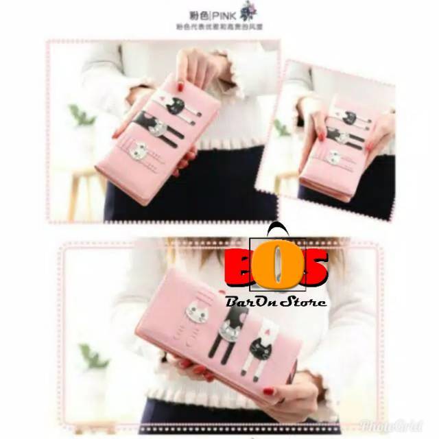 Dompet panjang seri 3 cat