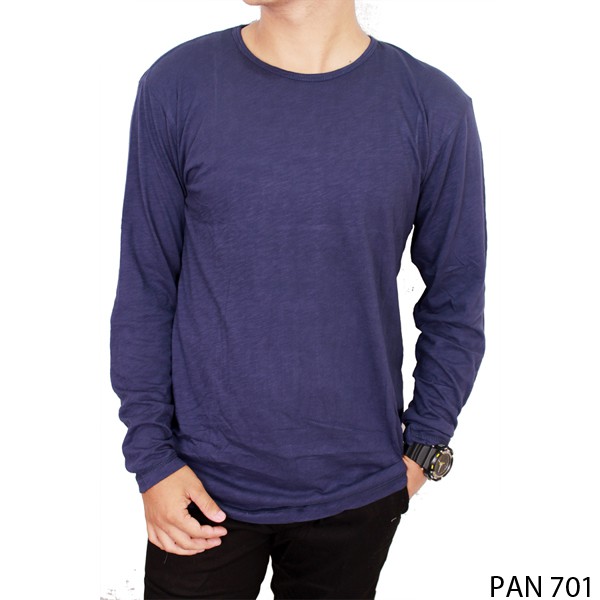 Kaos Panjang Pria Baby Tery - Banyak Pilihan Warna PAN (COMB)