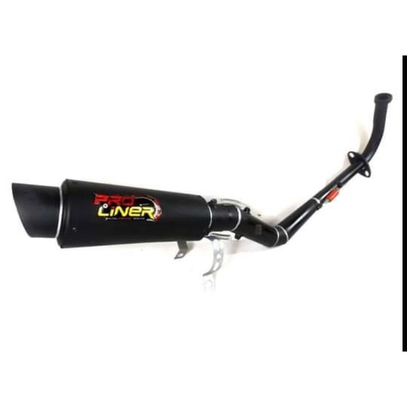 Knalpot Racing Proliner Black Mio Beat Vario Spacy Fino Mio sporty dll