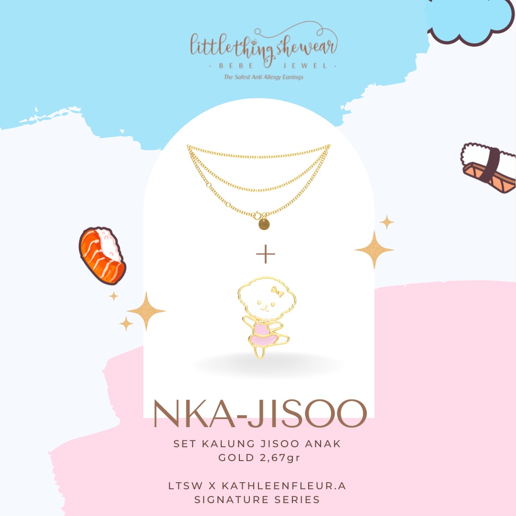 Set Kalung Anak Gold Littlethingshewear NKA-JISOO 2,67gr