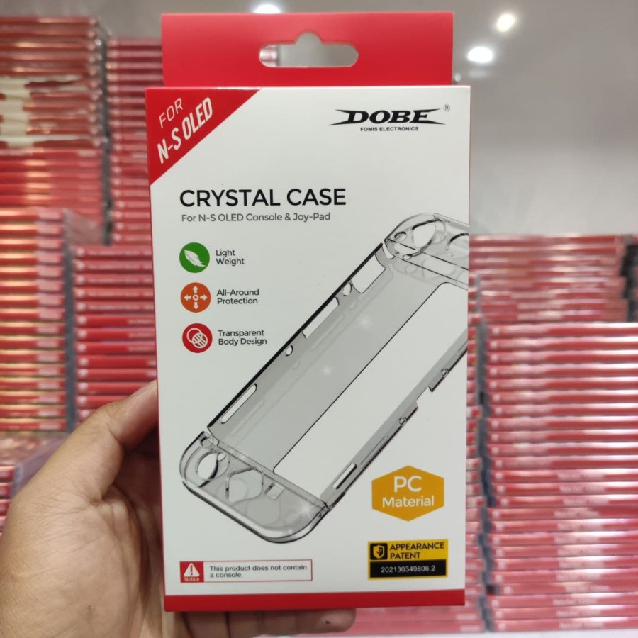 Crystal Case Clear Nintendo Switch OLED Dobe TNS 1133B