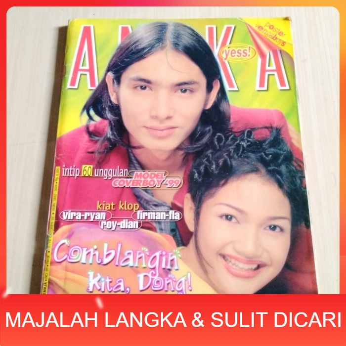 Majalah ANEKA YESS No.20 Okt 1999 ROBERTINO ABIMANA & ENDAH + POSTER Langka