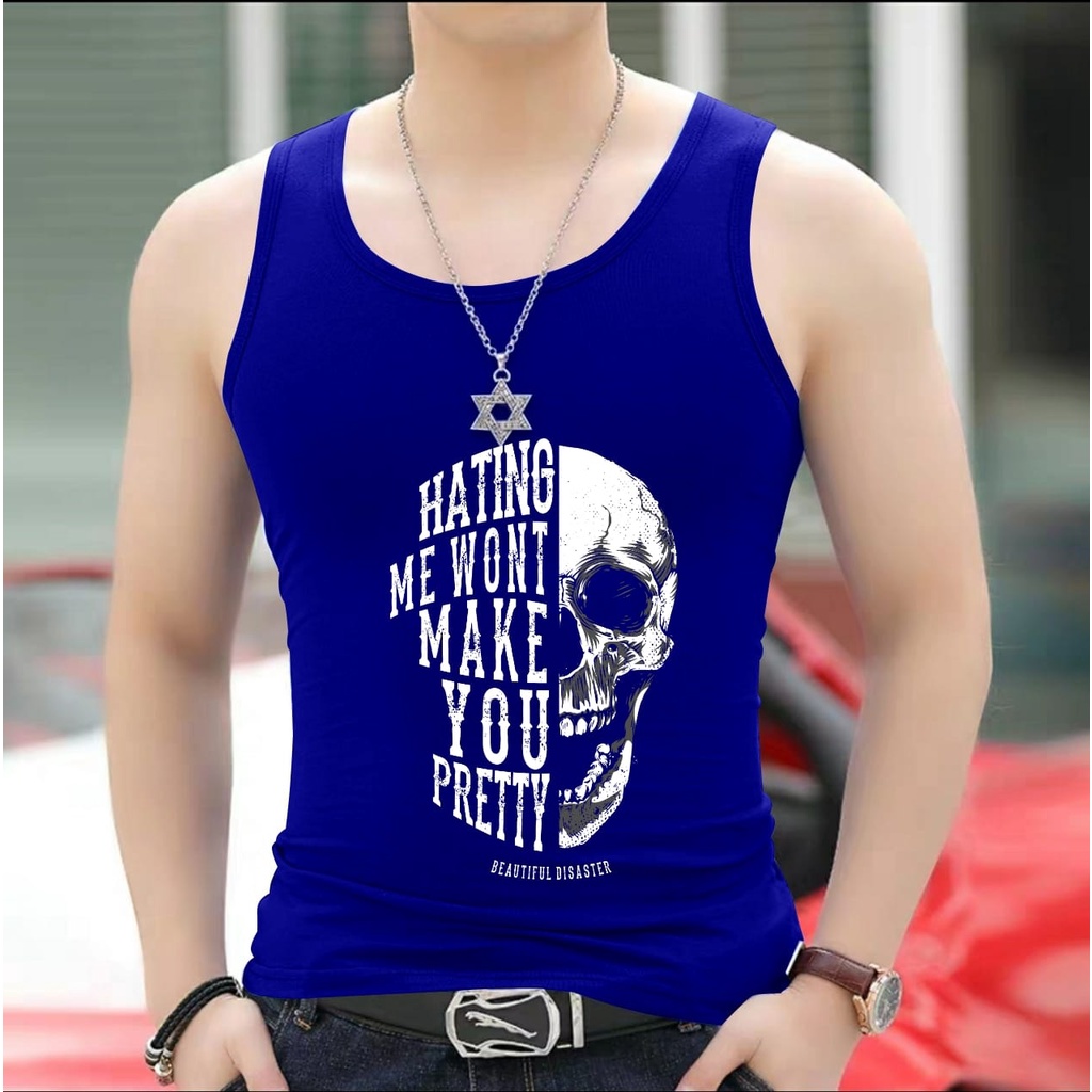 BISA COD / SINGLET  HUNTING SKUL/kaos ygm / kaos dalam terlaris / singlet termurah-mukzhop