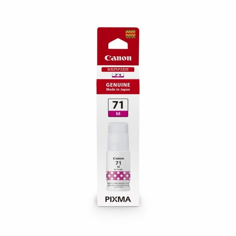 Box GI-71 MAGENTA 70ml Tinta Botol Canon Pixma Original GI71 MERAH 100% ORIGINAL / G1020/G2020/G3020/G3060/G1737/G2770/G3770/G4770/G1730/G2730/G3730