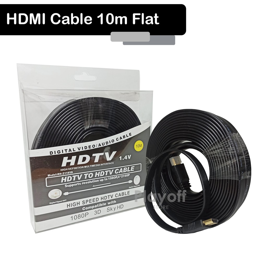 HDMI CABLE 10M-FLAT