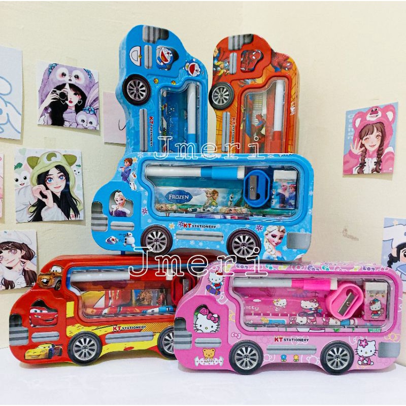 

Kotak Pensil Mobil Set / Tempat Pensil Mobil / Kotak Pensil Frozen / Kotak Pensil Spiderman / Kotak Pensil Doraemon / Kotak Pensil Hello kitty