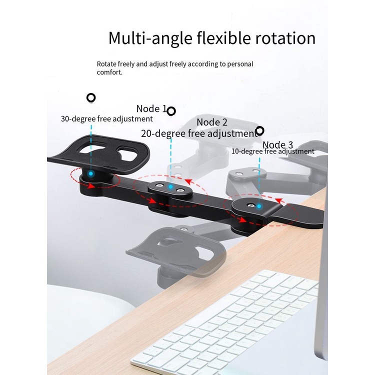 Triple W Sandaran Tangan Meja Mouse Kerja Laptop Computer Armrest Adjustable