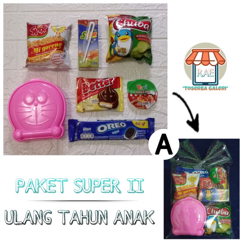 

Bingkisan Ulang Tahun Anak / Snack Ultah Anak / Hampers
