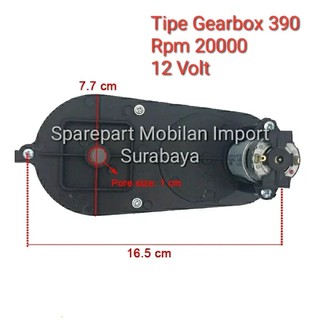 RS 390 GEARBOX GER BOX GEAR BOX GERBOK DINAMO  MOBIL  MAINAN  