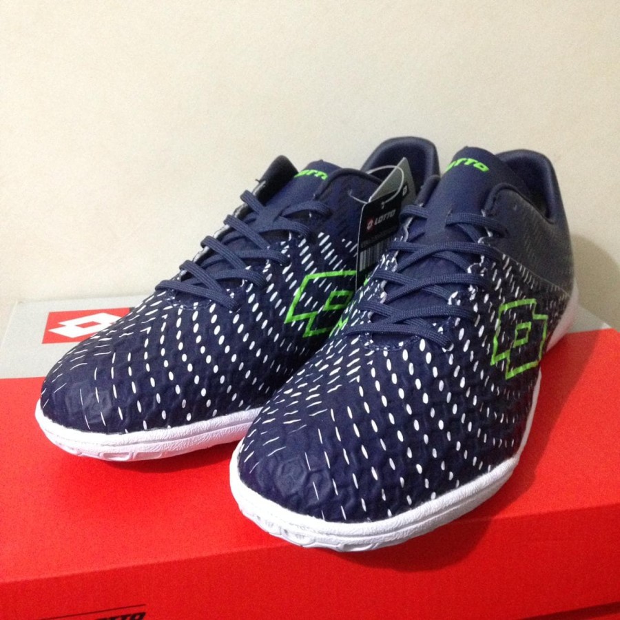 Sepatu futsal Lotto Original Meteora In Eclipse/green