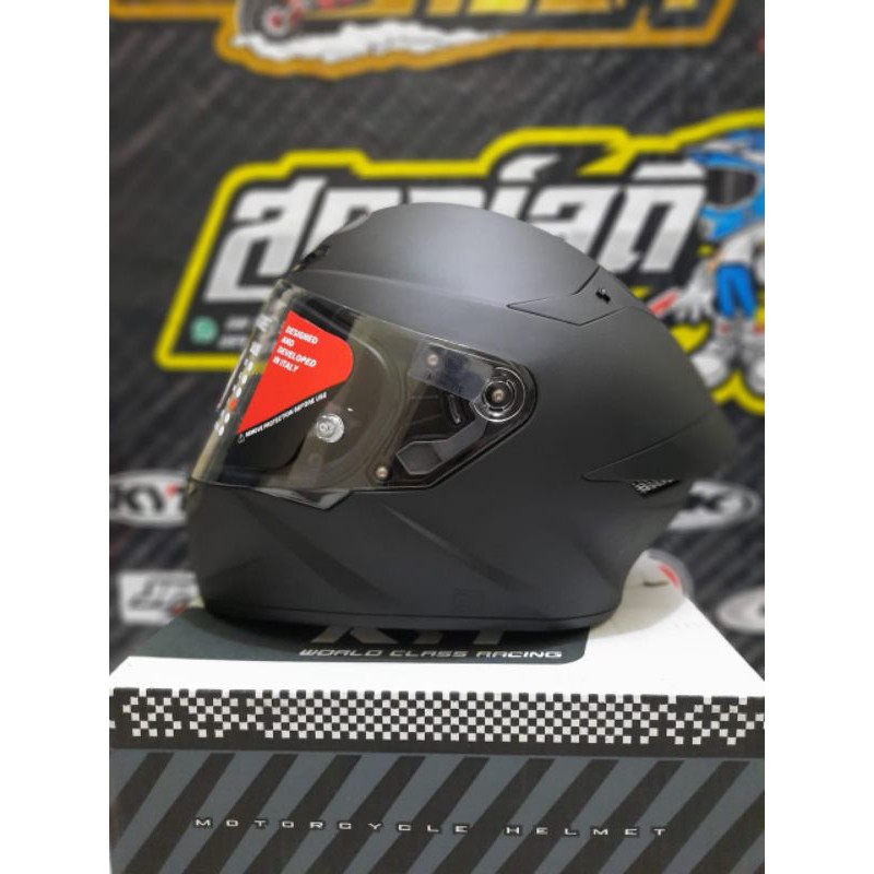 HELM KYT TT COURSE BLACK DOFF HELM KYT TT COURSE BLACK MATT DOUBLE VISOR ORI KYT TT COURSE MURAH