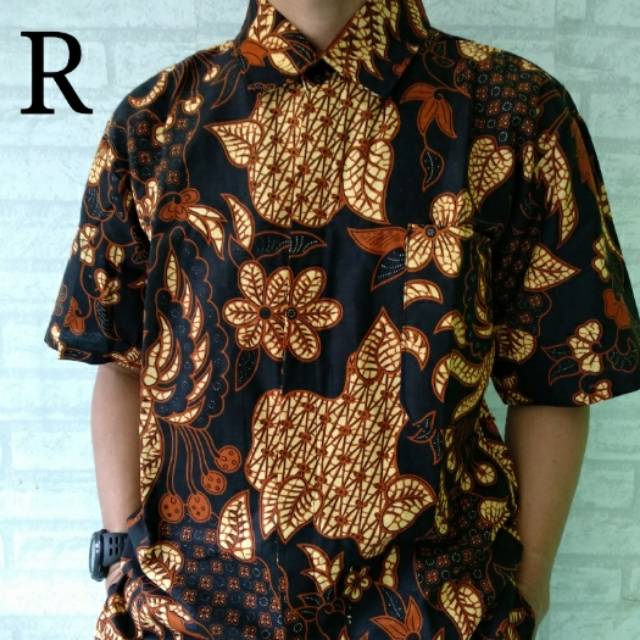 Hem kemeja batik pria jumbo/ kemeja kerja/ seragam kerja