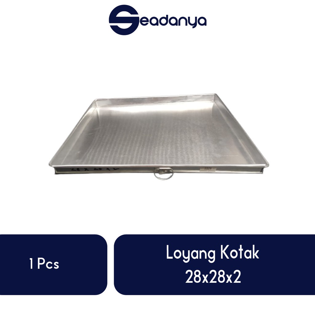 

Loyang Kotak 28x28x2-Loyang /Loyang Terbaru/Loyang/Loyang Ukuran 28x28x2/Loyang Terlaris/Loyang Termurah