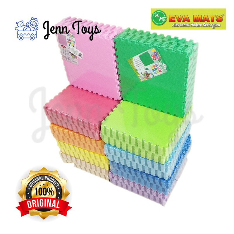 JennToys - Matras Alas Lantai Evamat Warna Polos ORIGINAL EVAMATS UNIMATS