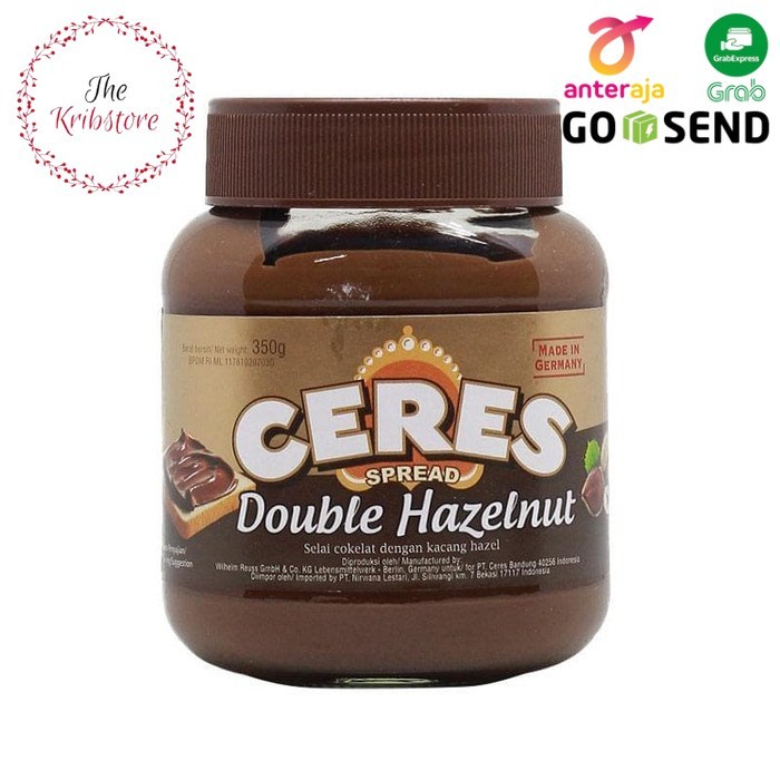 

CERES Spread Double Hazelnut Selai Roti Cokelat Hazel 350 gr