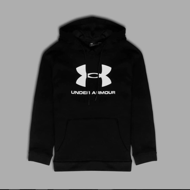 Jaket pria wanita hoodie under armor fleece logo original