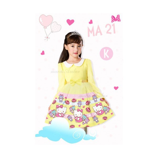 DRESS ANAK HELLO KITTY MA 21 K