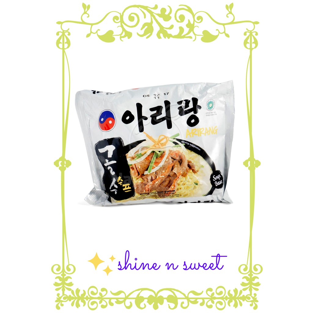 

Arirang Noodle Soup Bone Marrow / Instant Noodle / Mie Instan 120gr