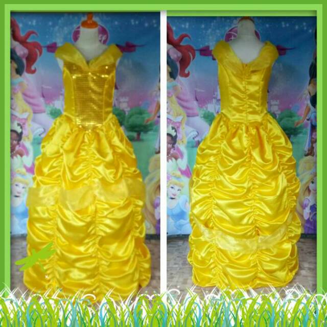 Belle Baju Kostum Dewasa Princess Belle Cosplay Princess Disney
