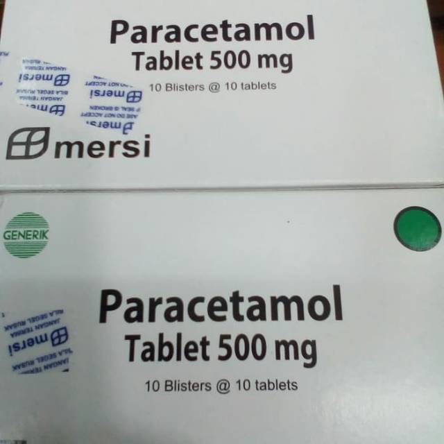 Paracetamol box