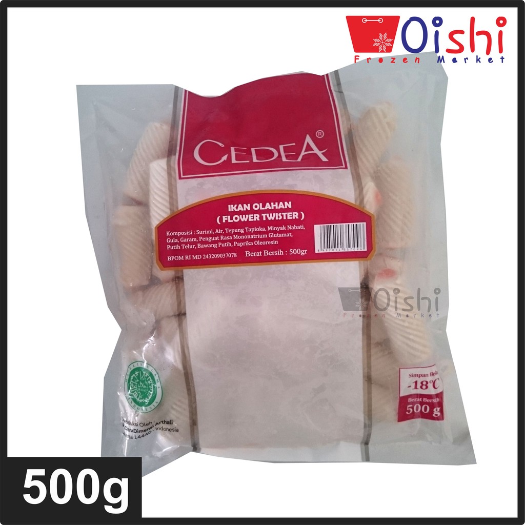

Cedea Olahan Ikan Flower Twistter 500g