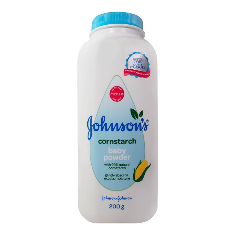 Johnson's Baby Powder Cornstarch Johnsons Johnson Bedak Bayi Murah 200gr 200 gr 200g