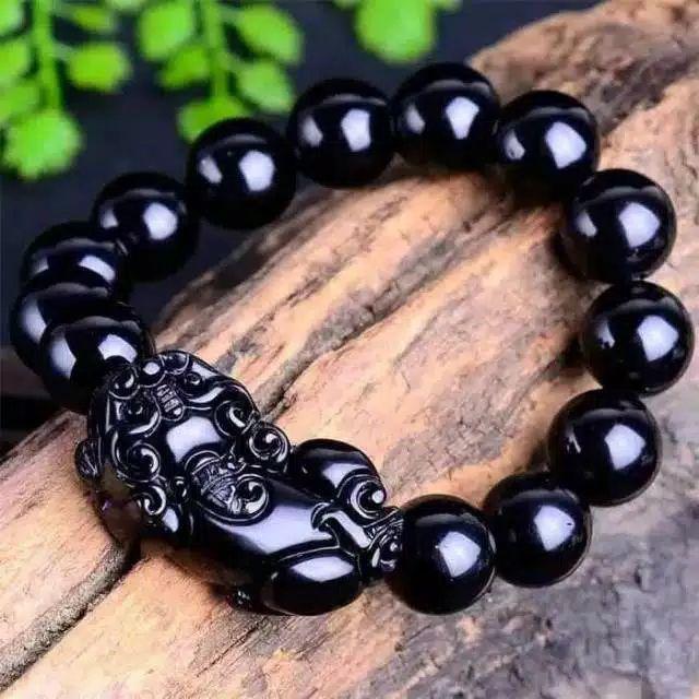  Gelang  pixiu giok black jade ori import Shopee  Indonesia
