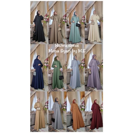 Halwa dress Mona syar'i by ME