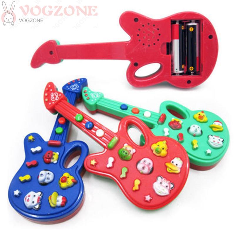 Baby Kids Electronic Guitar Educational Toy Rhyme Developmental Music Sound Toy