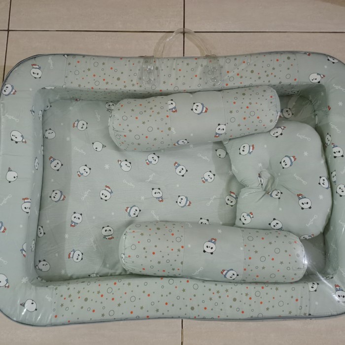 Kasur Bayi Kolam + Kelambu Chugbog Bamboo Series CBK 1008