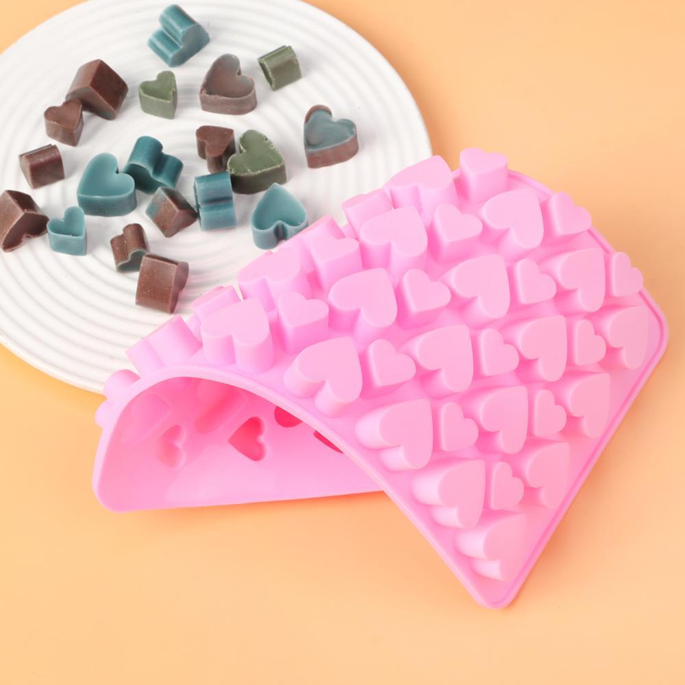 Cetakan Silikon Nanas 3D Alat Dekorasi Kue Es Batu Valentine Permen Coklat Mini Heart Mould