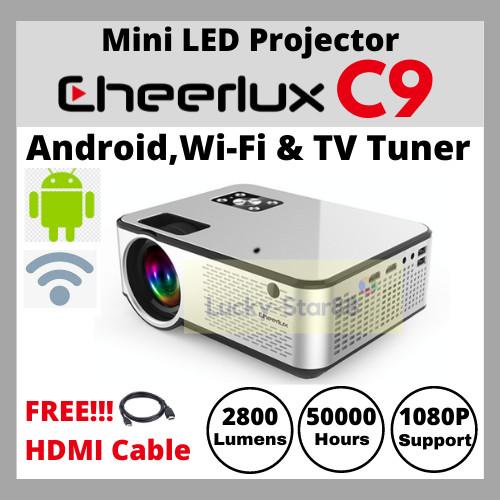 

Irled | Cheerlux C9 Android Wifi Tv Tuner Led Mini Projector Mini Proyektor