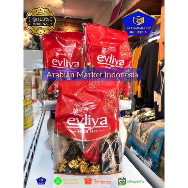 

Coklat Turkey Evliya Supermoist 250gr