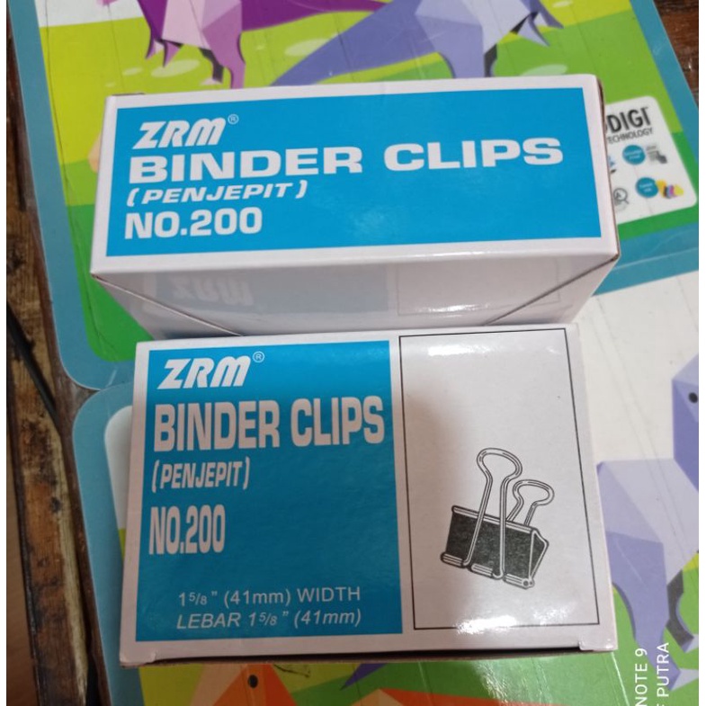 

Penjepit Kertas/Binder Clip No 200 ZRM