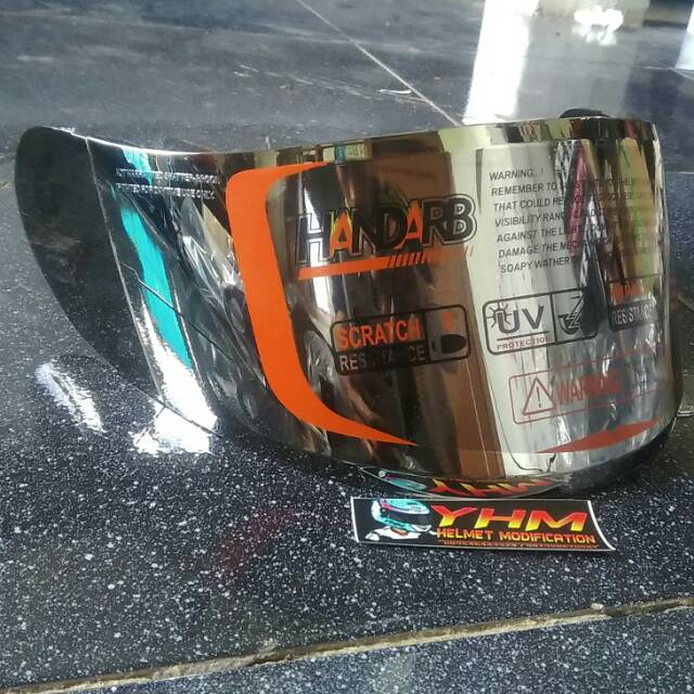 Kaca flat visor kyt r10 / rc7 / k2r  iridium