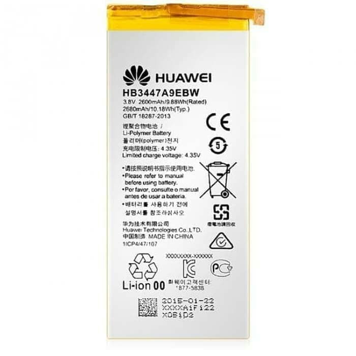 Battery Batre Baterai HW HB3447A9EBW Ascend P8