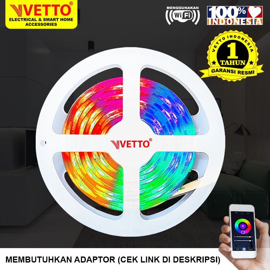 VETTO Smart LED Strip RGBWW Wifi - 2M