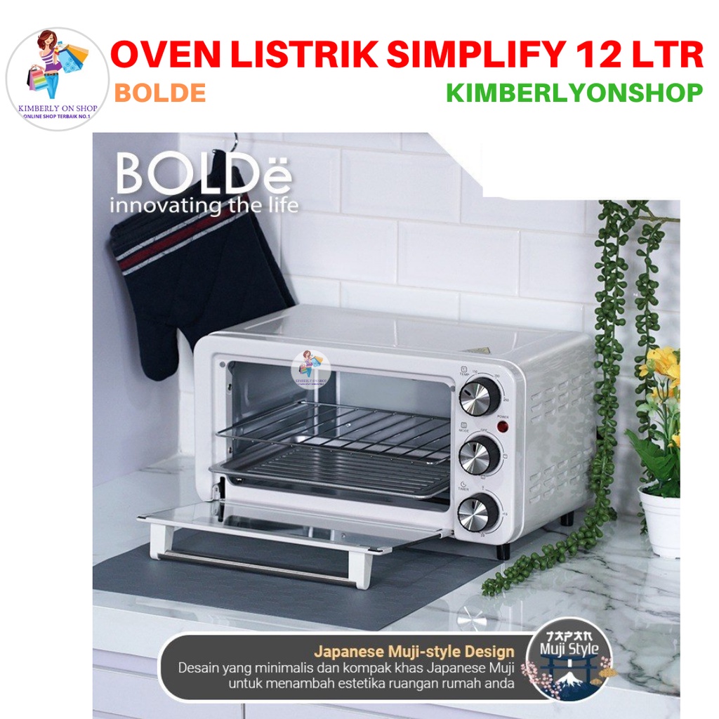 Oven Listrik Super Oven Simplify 12 Liter BOLDe