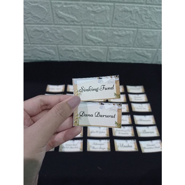 

stiker sinking funds isi 32 kategori perlengkapan menabung stiker menabung