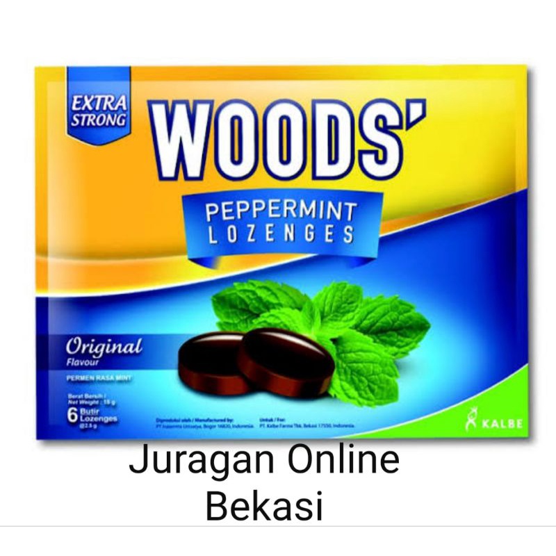 

Permen Woods Pepermint Original isi 6pcs