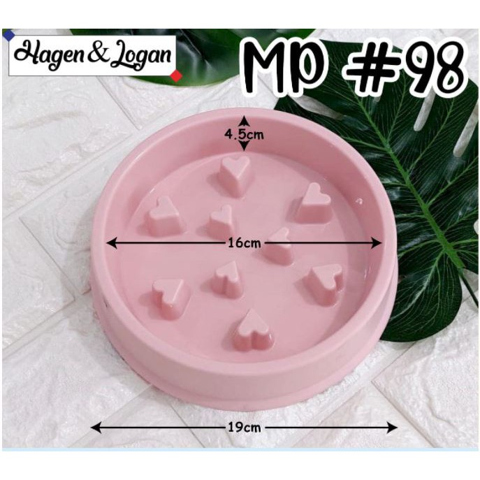 Bowl MP 98 Tempat Makan Hewan Stopper Slower Perlambat Kucing Anjing